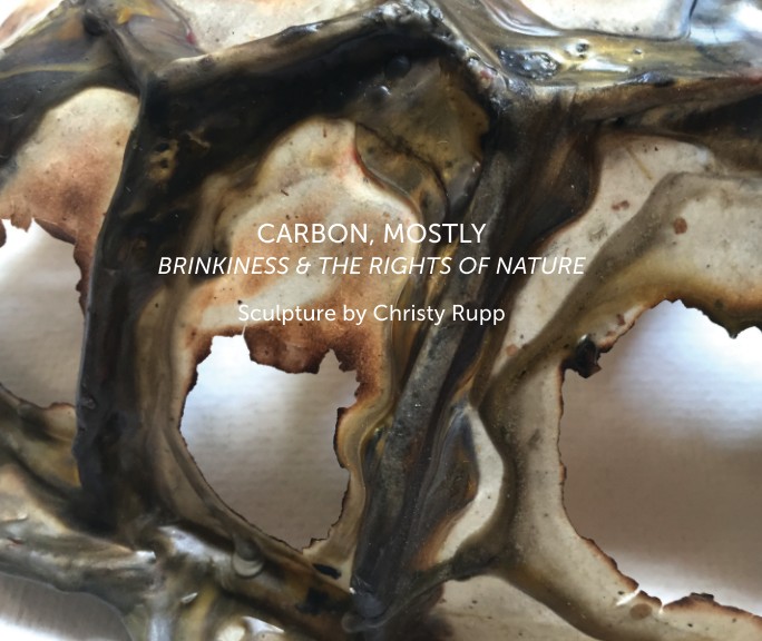 Cover of the catalog Carbon, Mostly: Brinkiness and the Rights of Nature, Sculpture by Christy Rupp
