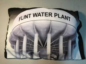 Flint Water Plant, the tower used to store contaminated municipal water