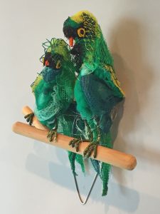 Parrots, after Frida Kahlo