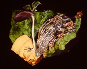 Digging, 1985, 23 x 27 x 3 inches