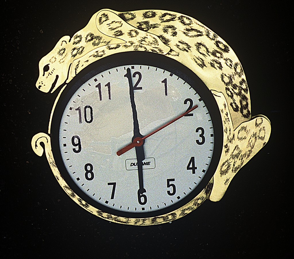 Jaguar Clock by Christy Rupp